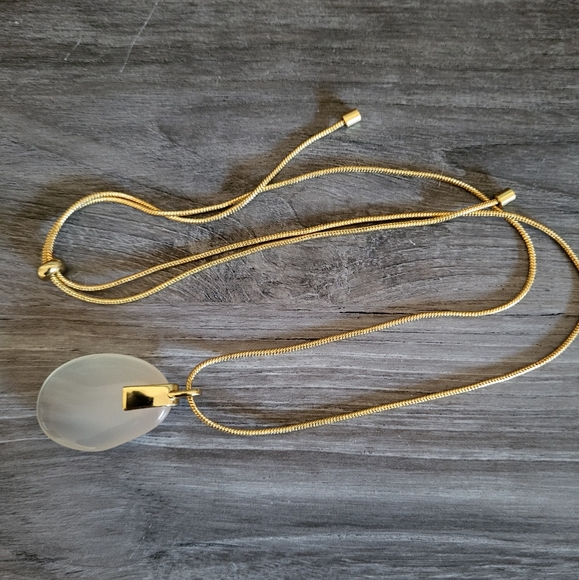 J. Crew Agate Stone Pendant Necklace - Picture 8 of 9